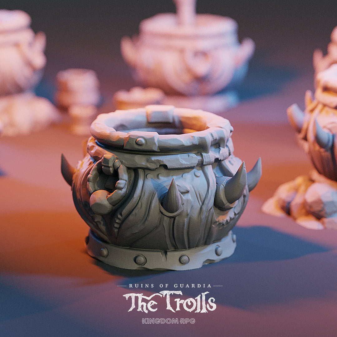 Ruins Of Guardia: The Trolls - The Cauldron Set