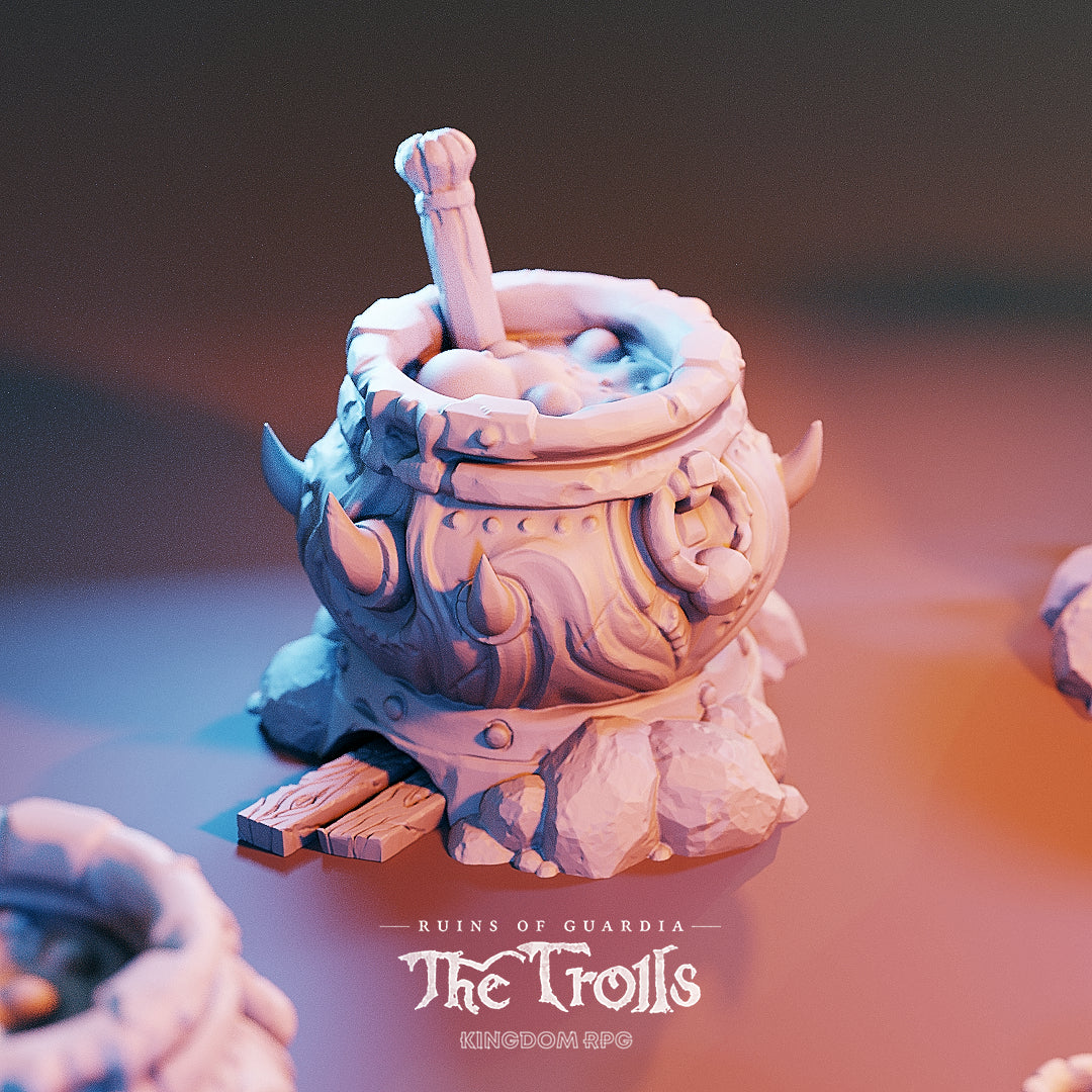 Ruins Of Guardia: The Trolls - The Cauldron Set