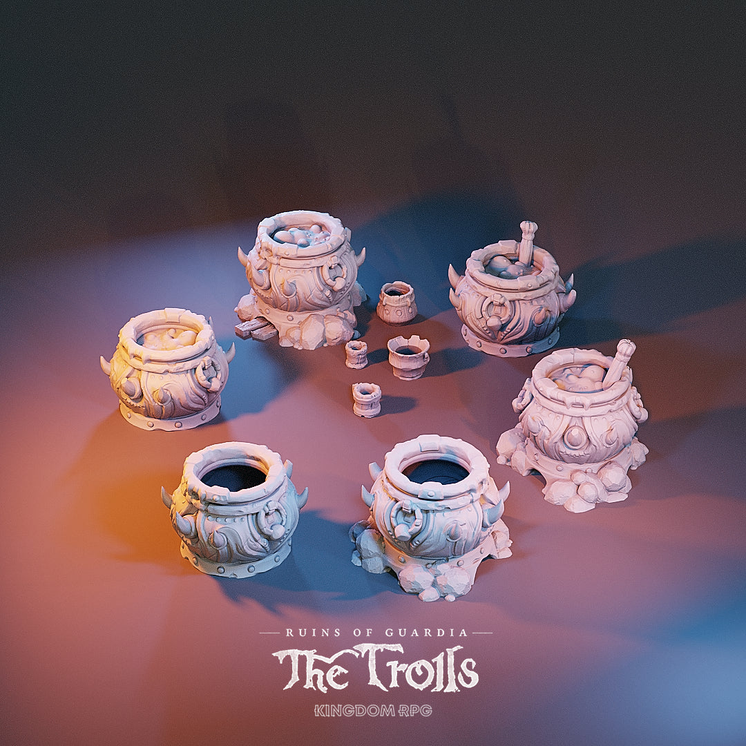 Ruins Of Guardia: The Trolls - The Cauldron Set