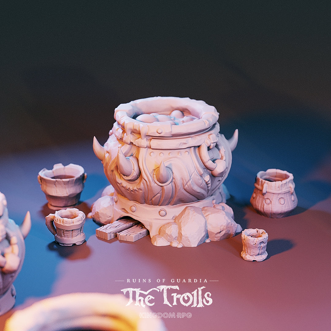 Ruins Of Guardia: The Trolls - The Cauldron Set