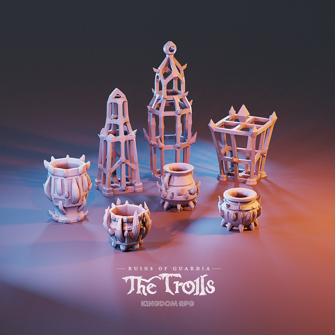 Ruins Of Guardia: The Trolls - Pots, Jars and Cages