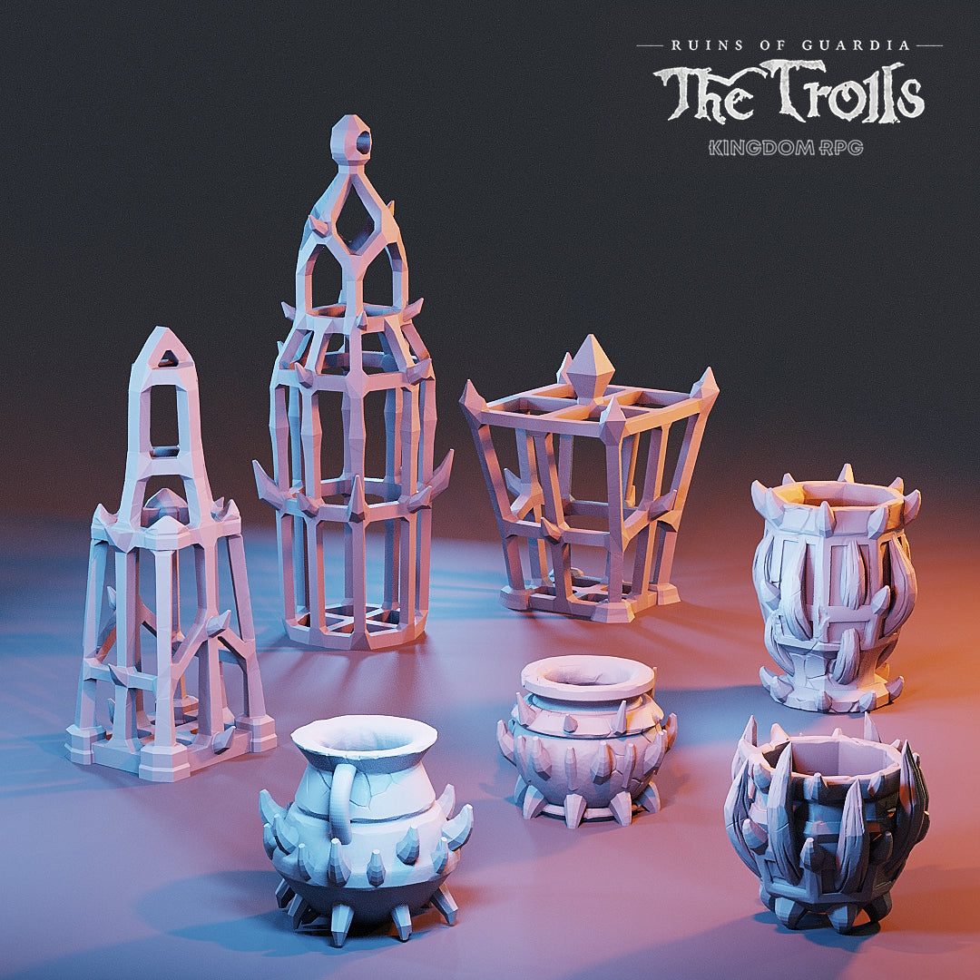 Ruins Of Guardia: The Trolls - Pots, Jars and Cages