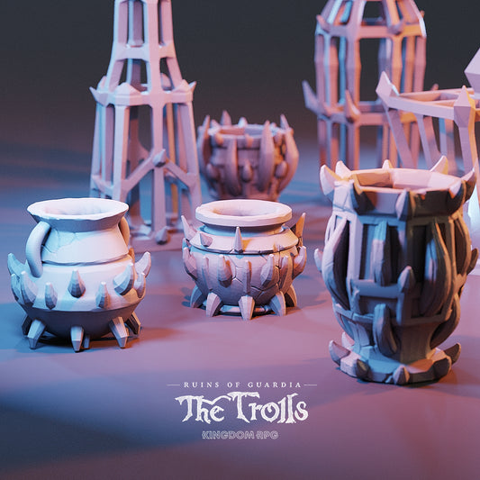 Ruins Of Guardia: The Trolls - Pots, Jars and Cages