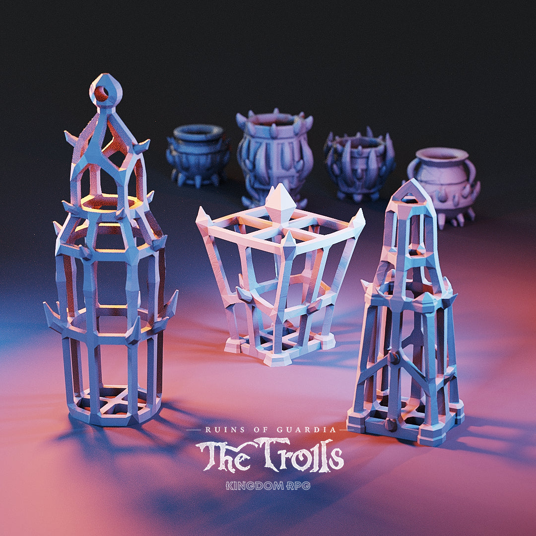 Ruins Of Guardia: The Trolls - Pots, Jars and Cages
