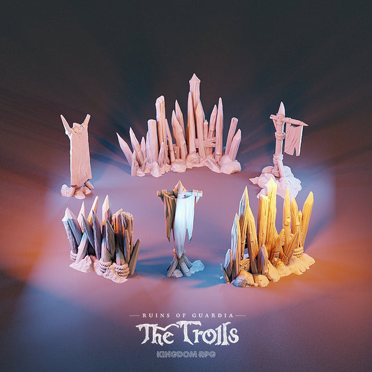 Ruins Of Guardia: The Trolls - Palisades And Flags