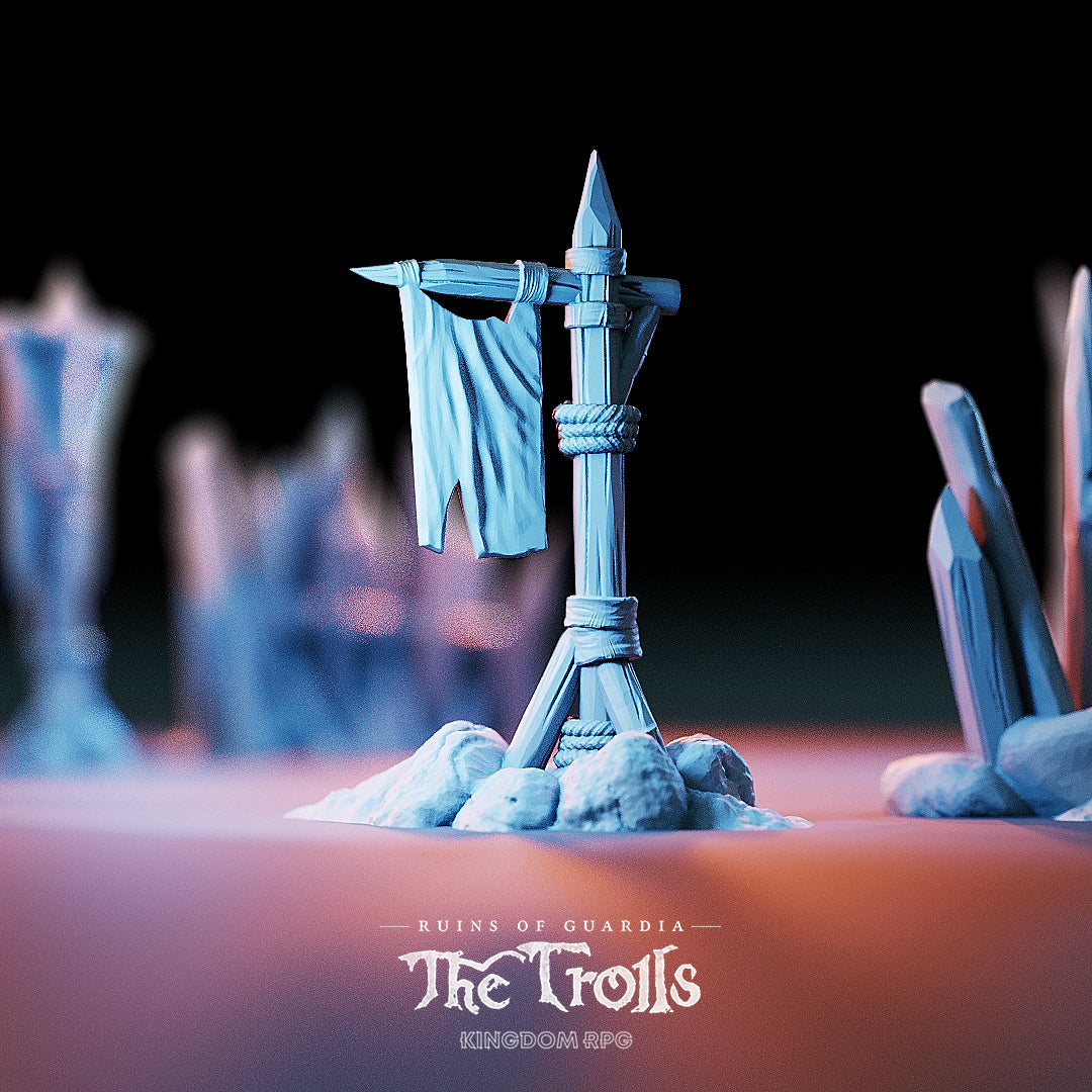 Ruins Of Guardia: The Trolls - Palisades And Flags