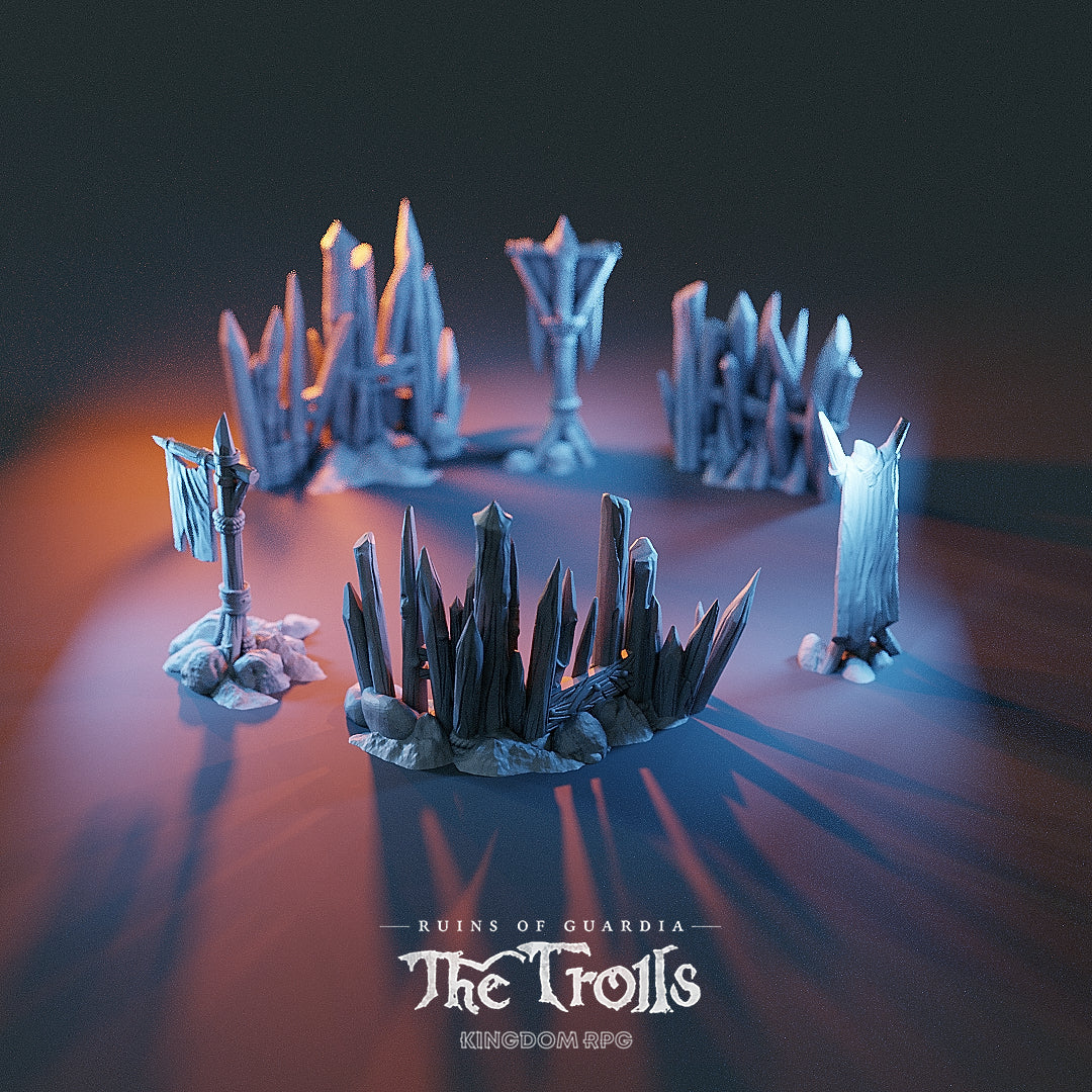 Ruins Of Guardia: The Trolls - Palisades And Flags