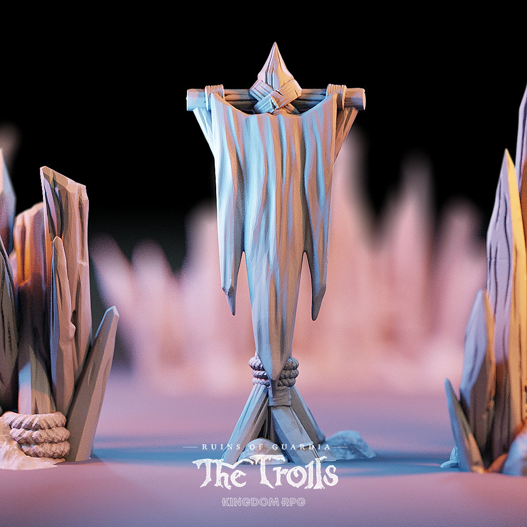 Ruins Of Guardia: The Trolls - Palisades And Flags