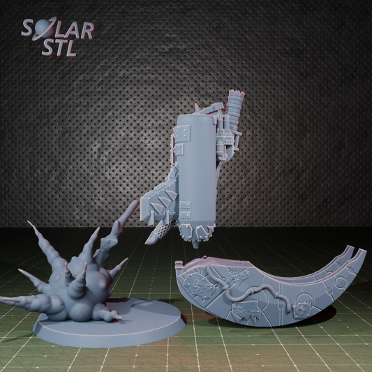 Necron Scythe Fighter