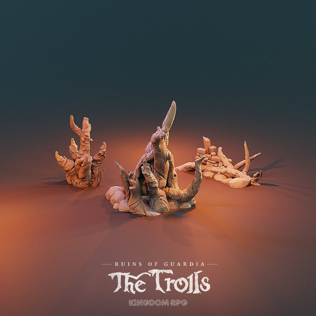 Ruins Of Guardia: The Trolls - Scatter Terrain Pack