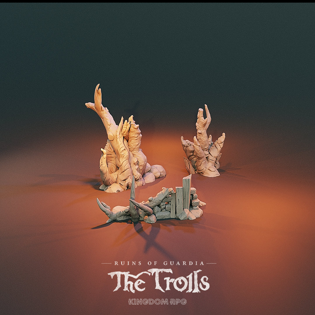 Ruins Of Guardia: The Trolls - Scatter Terrain Pack